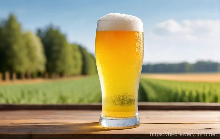 수제맥주 생산 공정 - **Prompt:** A close-up, high-resolution photograph capturing the essence of **Malt Selection and the...